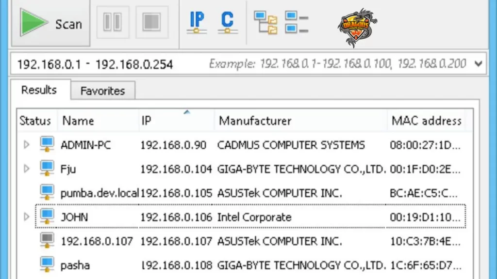 تحميل برنامج advanced ip scanner ماسح ضوئي للكمبيوتر (2)