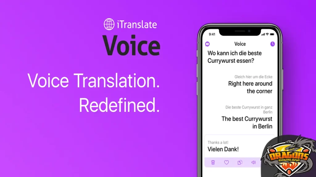 تطبيق ترجمة ألماني انجليزي iTranslate Voice