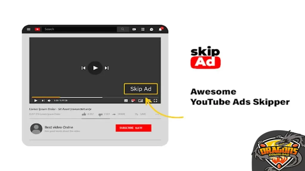إضافة YouTube Ad Auto-skipper