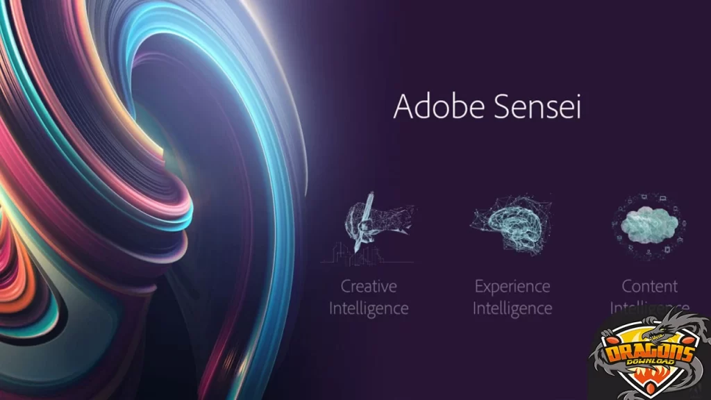 تطبيق تصميم صور بالذكاء الاصطناعي Adobe sensei