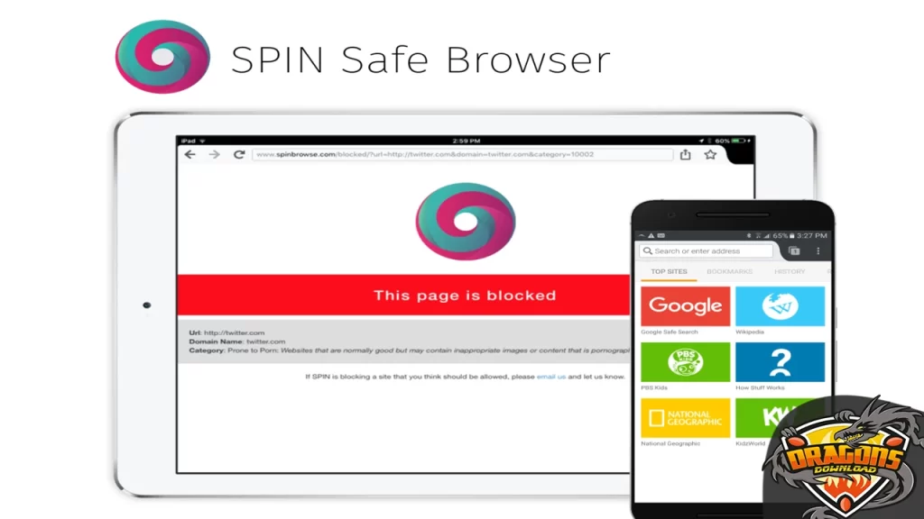 حظر المواقع الإباحية في الأندرويد باستخدام تطبيق Spain Safe Browser