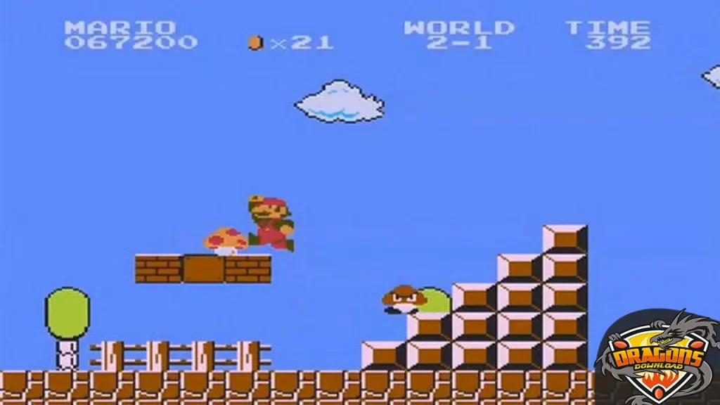 العقبات الموجودة مع Mario