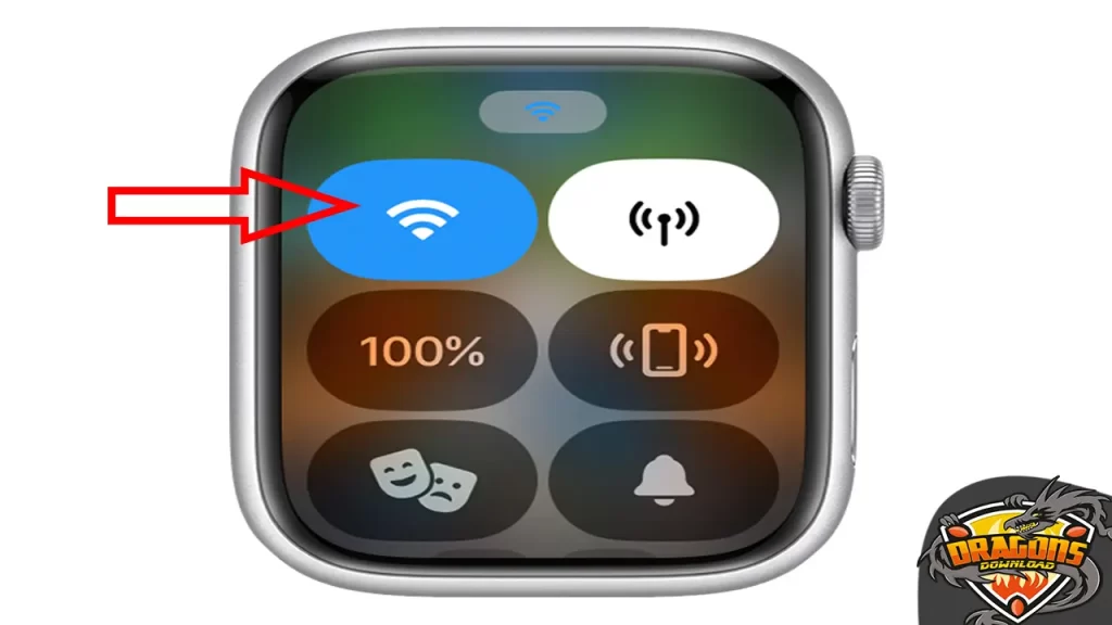 أيقونات ورموز حالة ساعة ابل Apple Watch متصلة بشبكة Wi-