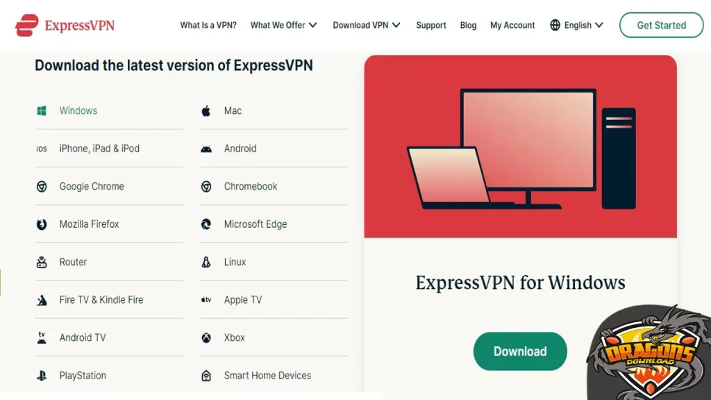 بيانات ومتطلبات تنزيل برنامج Express vpn Pro