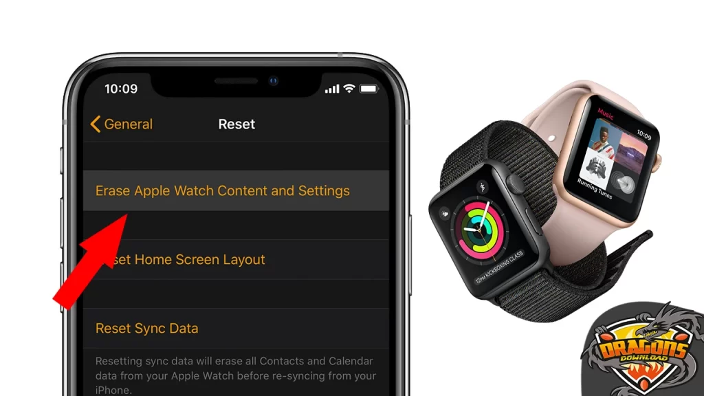 خطوات إعادة تعيين Apple Watch بواسطة الهاتف المقترن