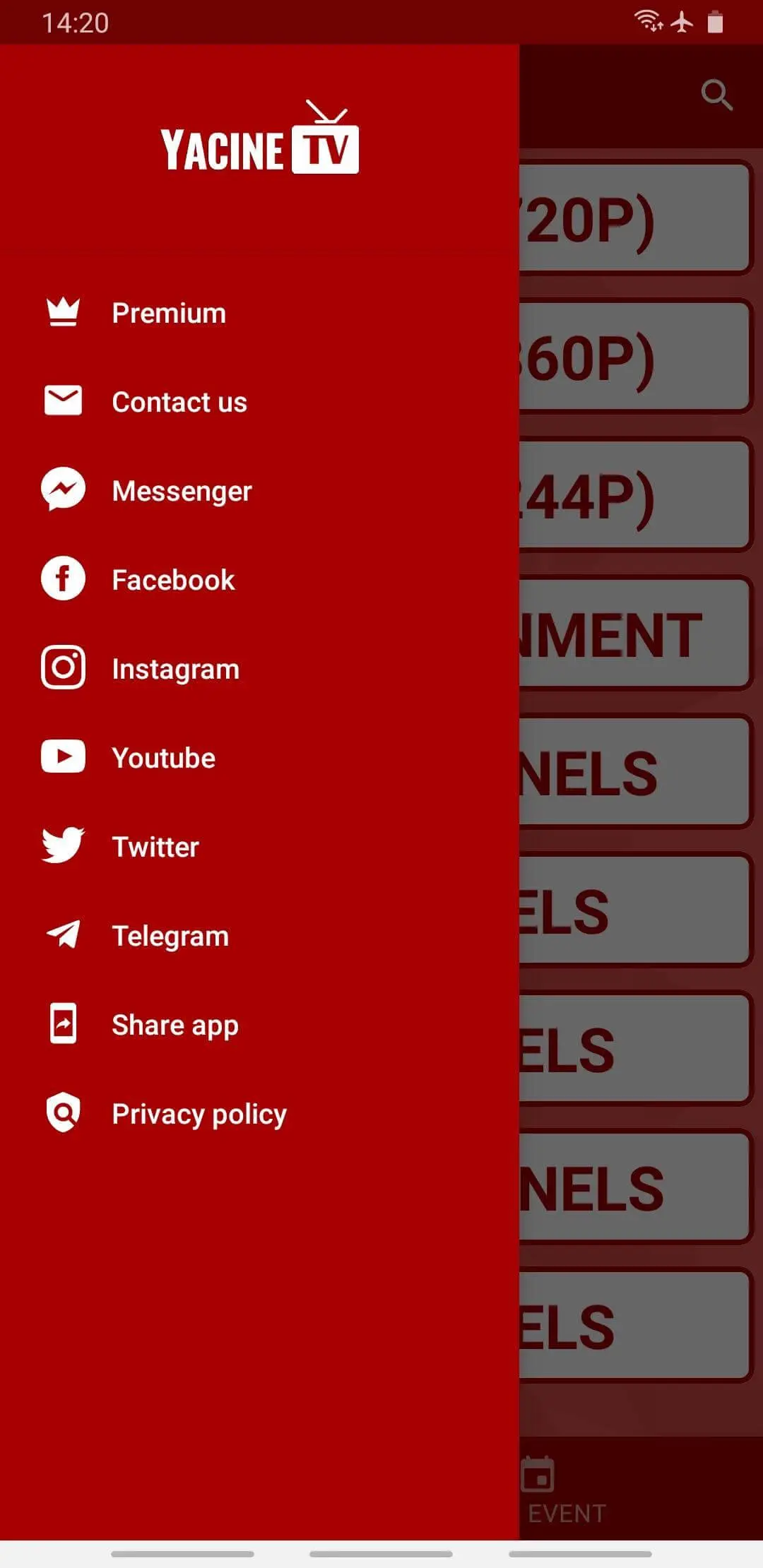 تحميل برنامج ياسين تي في yacine tv