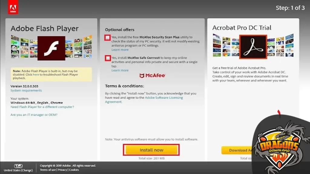 تحميل برنامج فلاش بلاير للكمبيوتر ويندوز 10 وويندوز 7