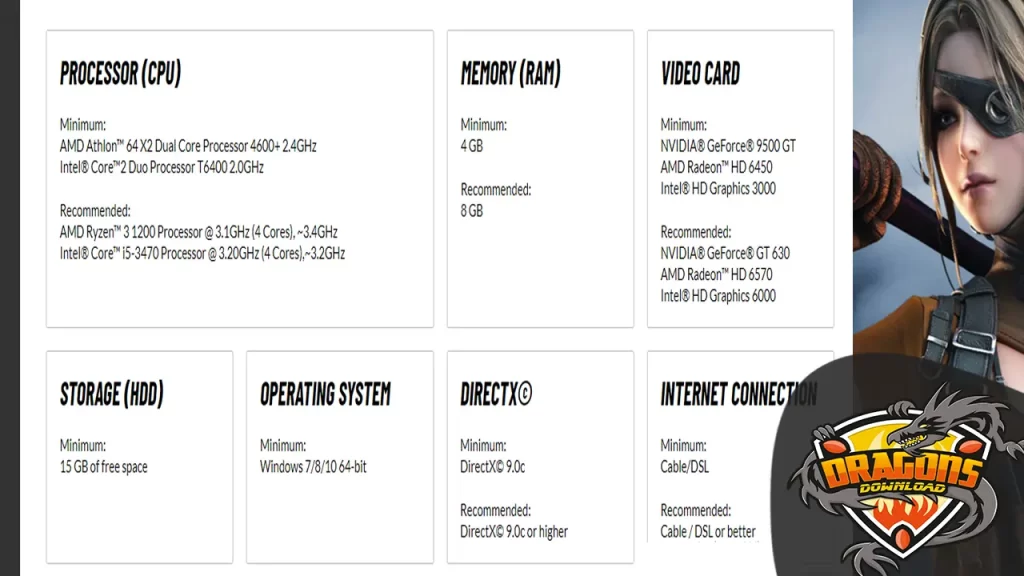 متطلبات تحميل كروس فاير المصرية
