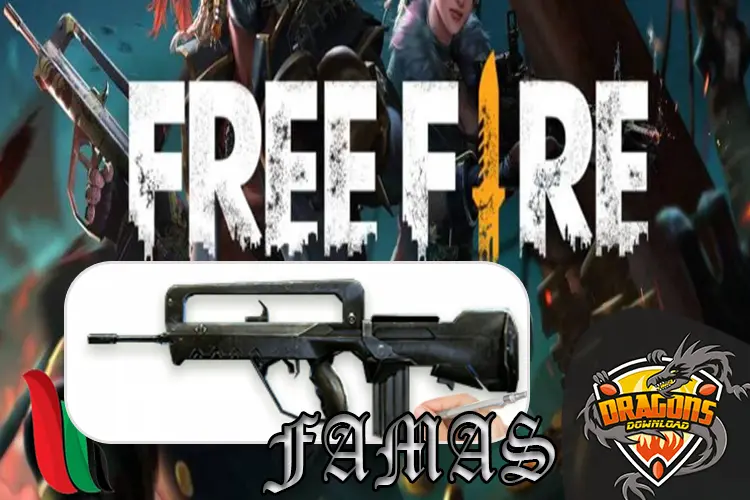 مميزات وخصائص أسلحة لعبة فري فاير بندقية FAMAS