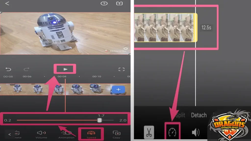تطبيق FilmoraGo للايفون