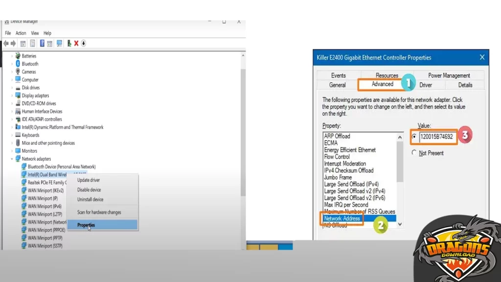 خطوات تغيير الماك ادرس للكمبيوتر ويندوز 10 بشكل آمن