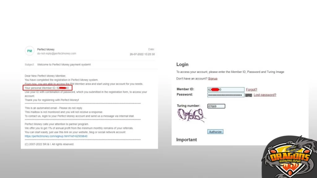 الاشتراك في محفظة بيرفكت موني للمعاملات المالية الإلكترونية