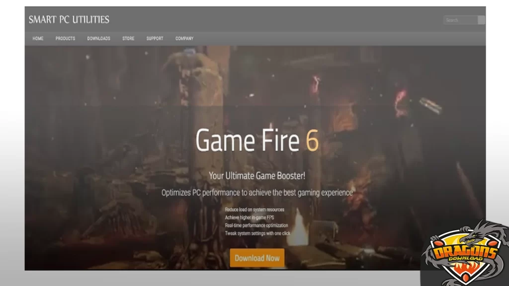 برنامج Game Fire لتسريع الألعاب الثقيلة