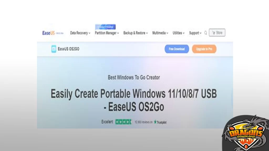 تحميل برنامج EaseUS OS2Go