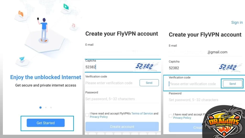 خطوات استخدام برنامج FlyVPN APK