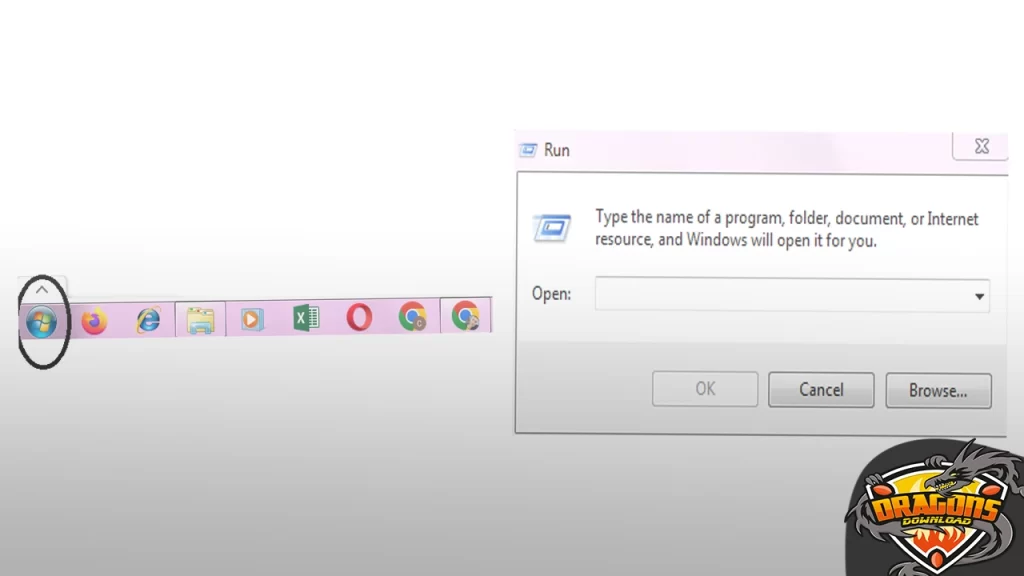 طريقة فتح نافذة run
