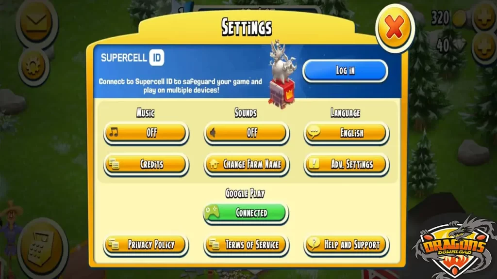 ضبط الإعدادات عند تحميل لعبة هاي داي للكمبيوتر