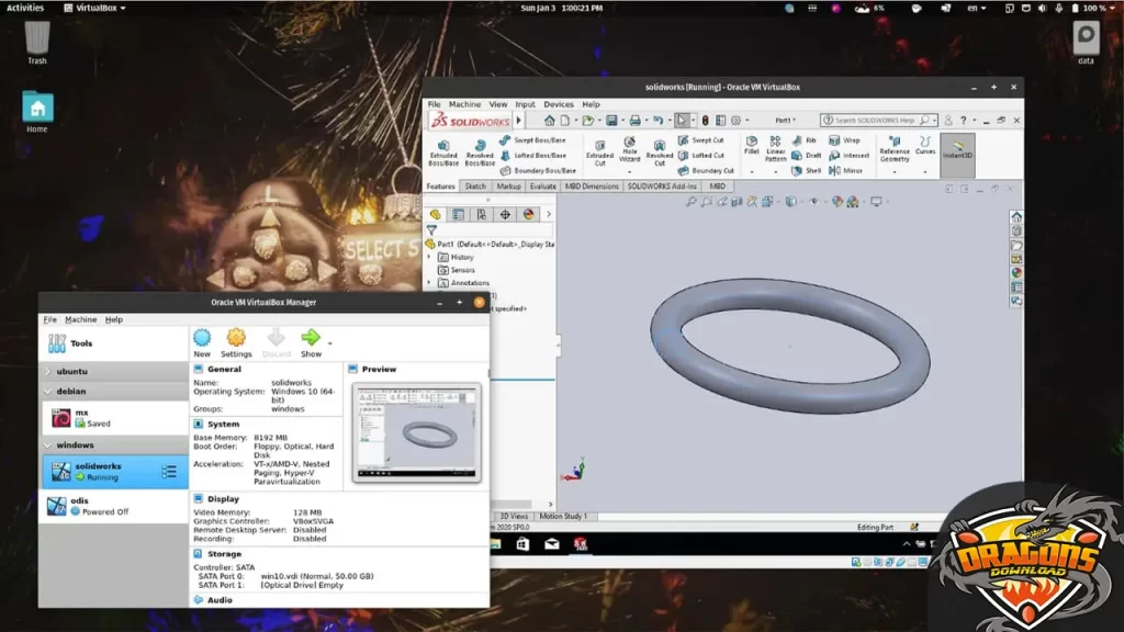متطلبات تشغيل برنامج السوليد ورك 2022