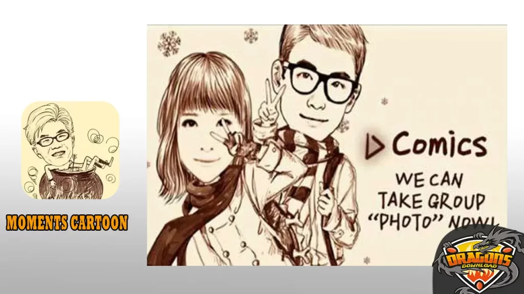 Moments Cartoon لتحويل الصور لكرتون