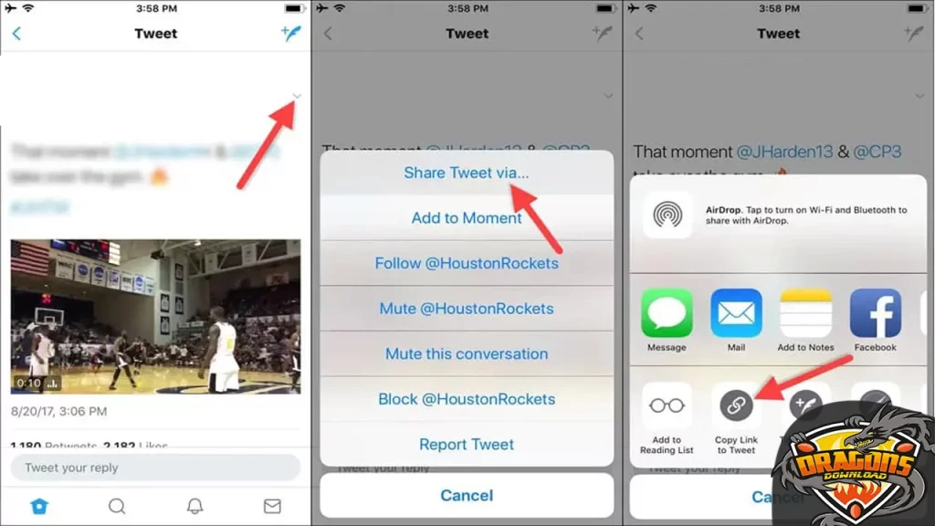 تطبيق MyMedia لتنزيل فيديو من تويتر للايفون