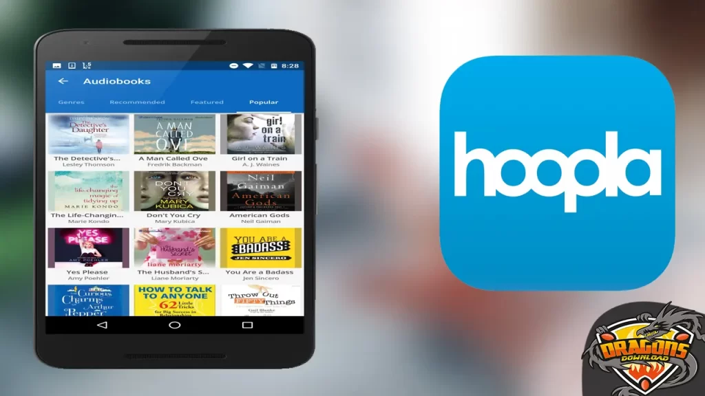 تطبيق الاستماع للكتب الصوتية Hoopla