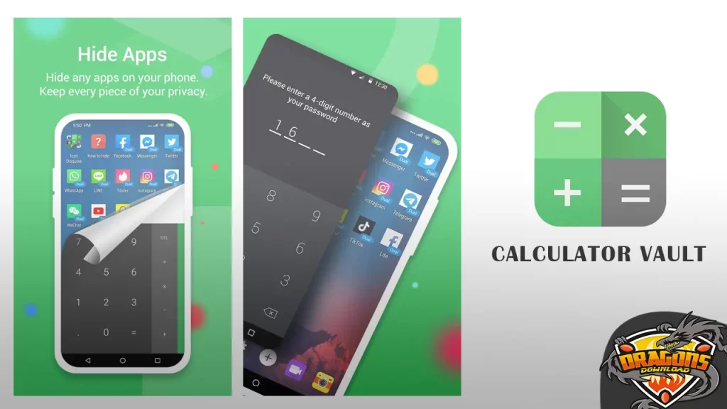 برنامج اخفاء تطبيقات الاندرويد Calculator Vault