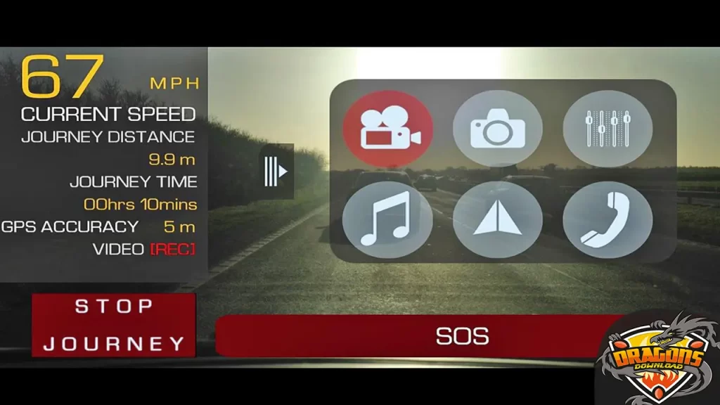 تطبيق Drivermatics Blackbox Dash Cam