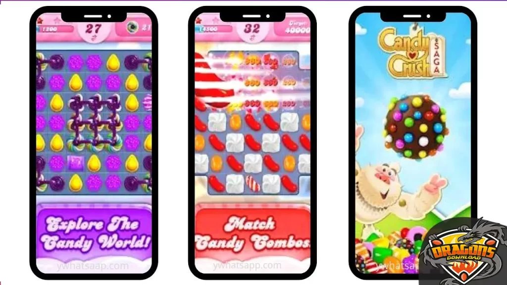 لعبة ساغا كاندي كراش Candy Crush اون لاين