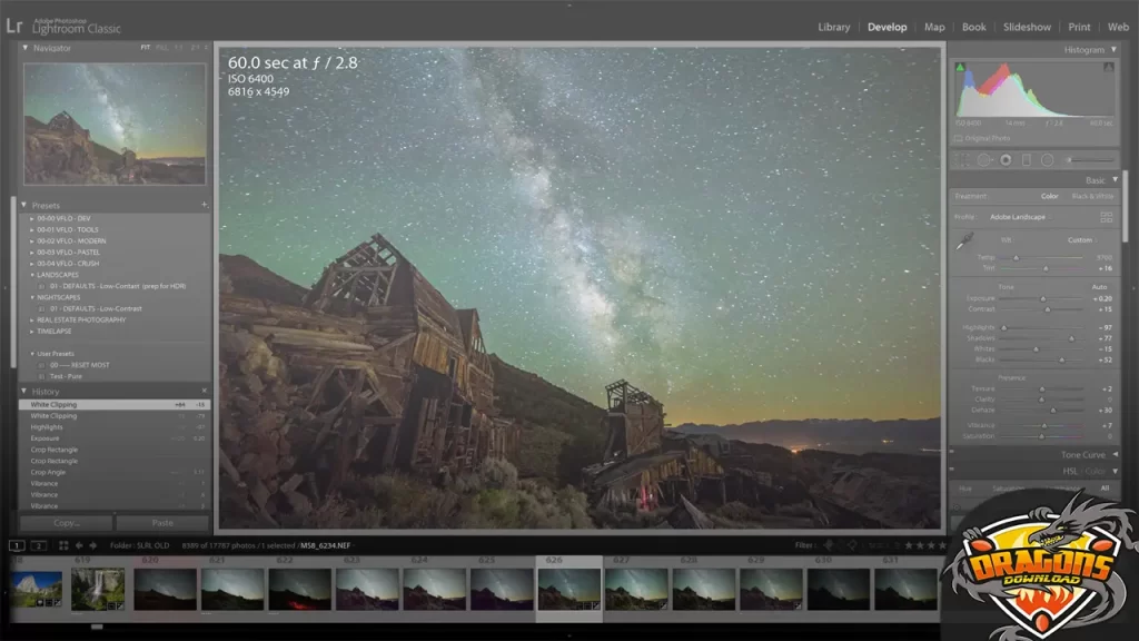 مميزات برنامج أدوبي فوتوشوب لايت رووم