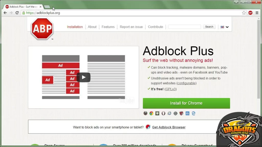 إضافة Adblock Plus