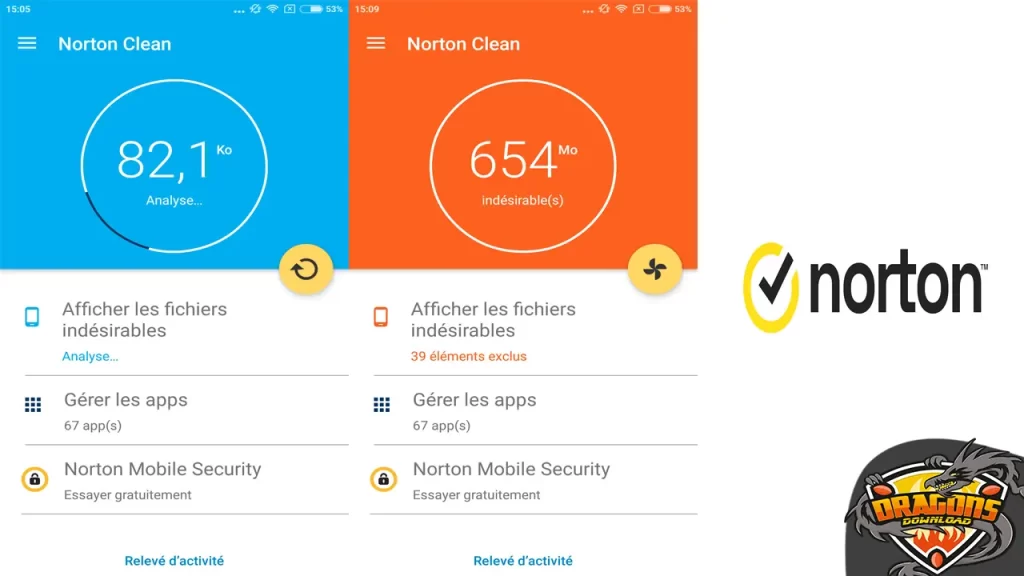 برنامج تنظيف الجهاز بالكامل Norton Clean
