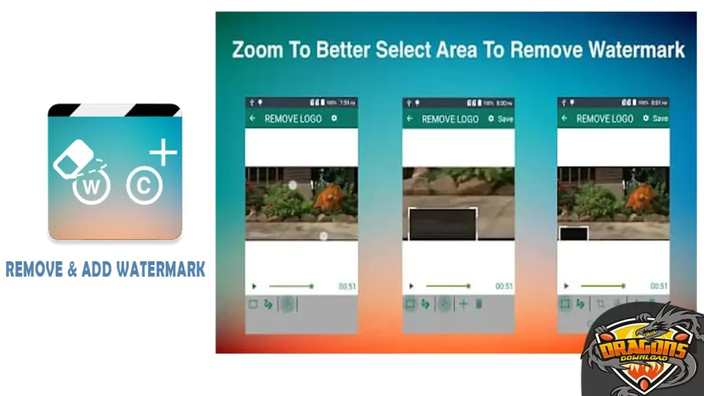 تطبيق Remove & Add Watermark