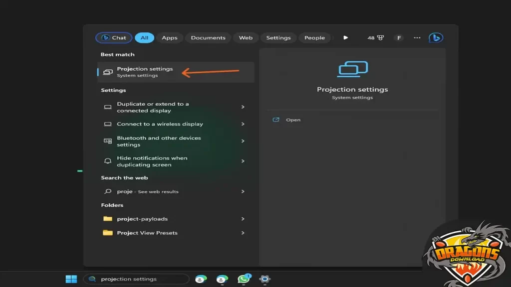 ضبط إعدادات الويندوز لعرض شاشة الموبايل