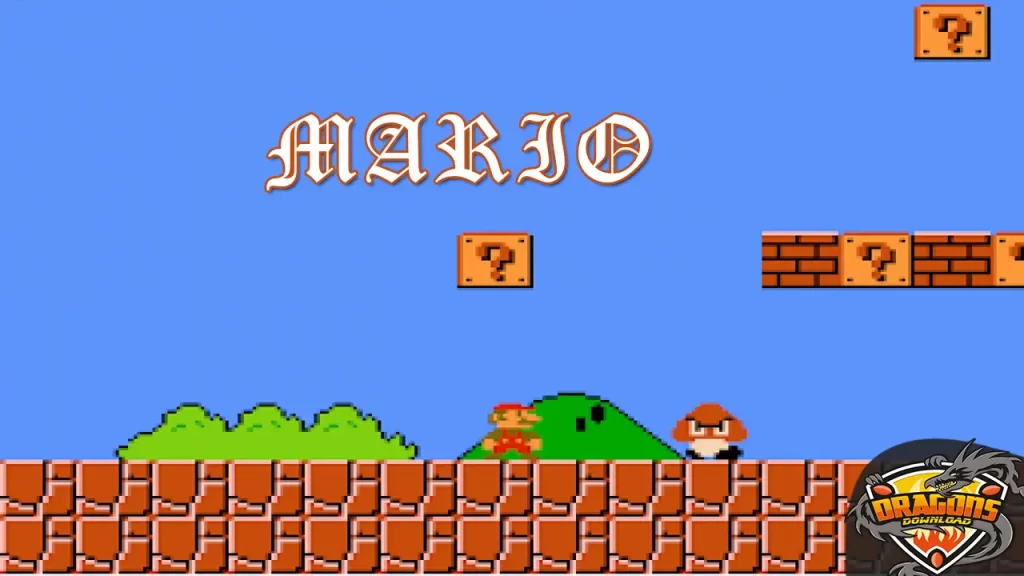 لعبة أتاري سوبر ماريو الأصلية SUPER MARIO