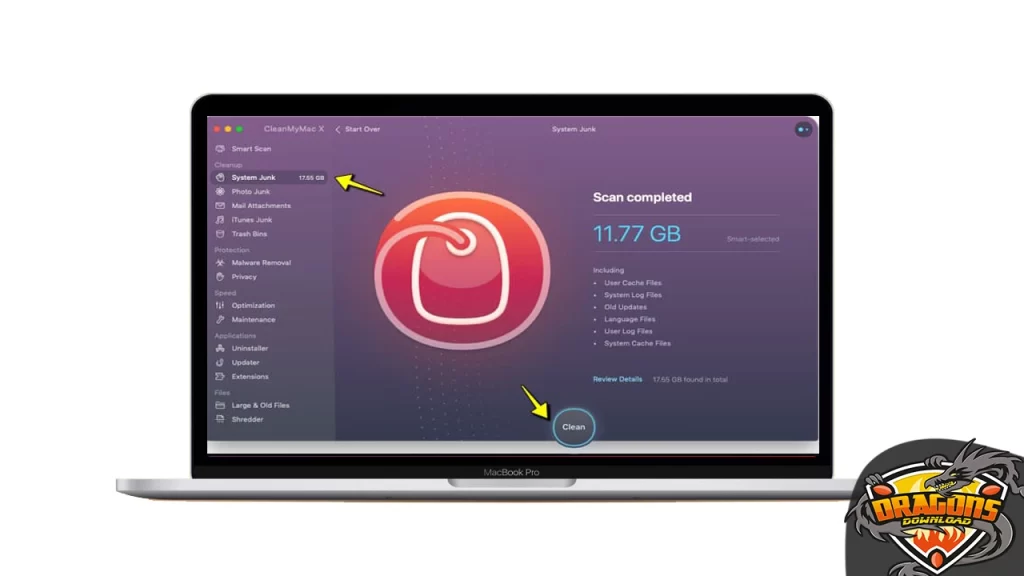 مسح ملفات الother في ماك بوك