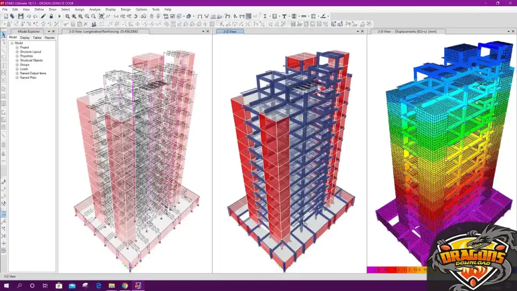 مميزات برنامج etabs