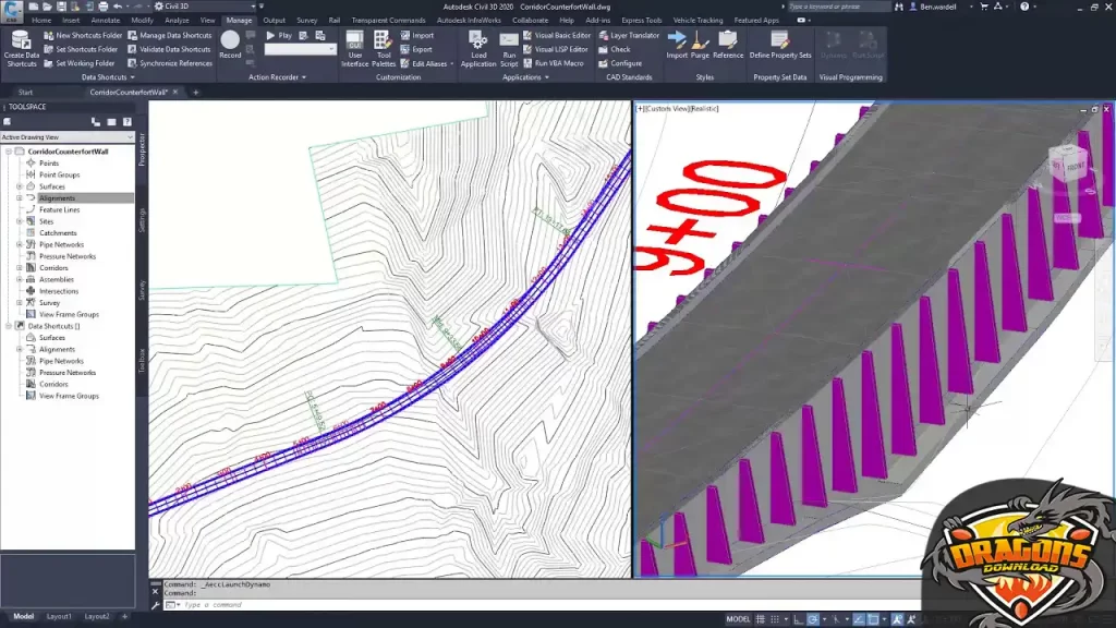 مميزات تحميل برنامج 2020 Autodesk Civil 3D