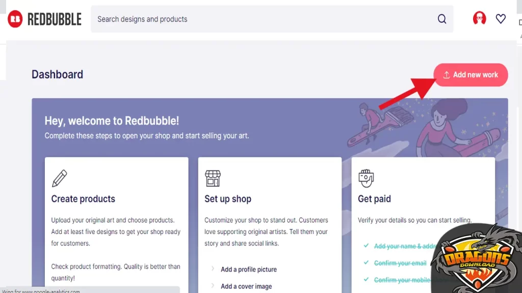 نبذة عن موقع Redbubble