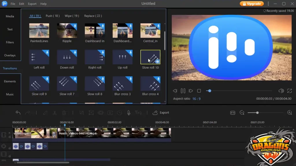برنامج EaseUS Video Editor