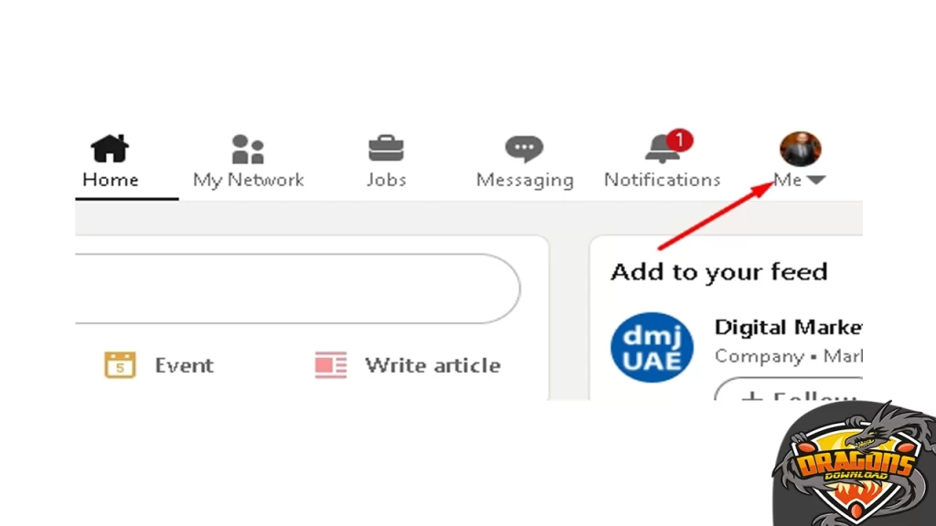 كيفية تغيير رابط لينكد ان للكمبيوتر