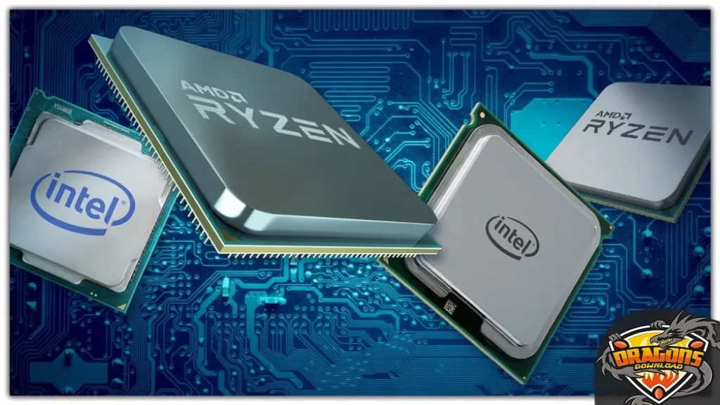 مقارنة بين معالجات intel و amd