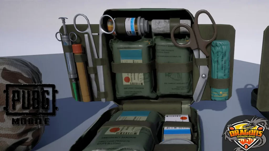 أدوات الشفاء medkit في لعبة ببجي