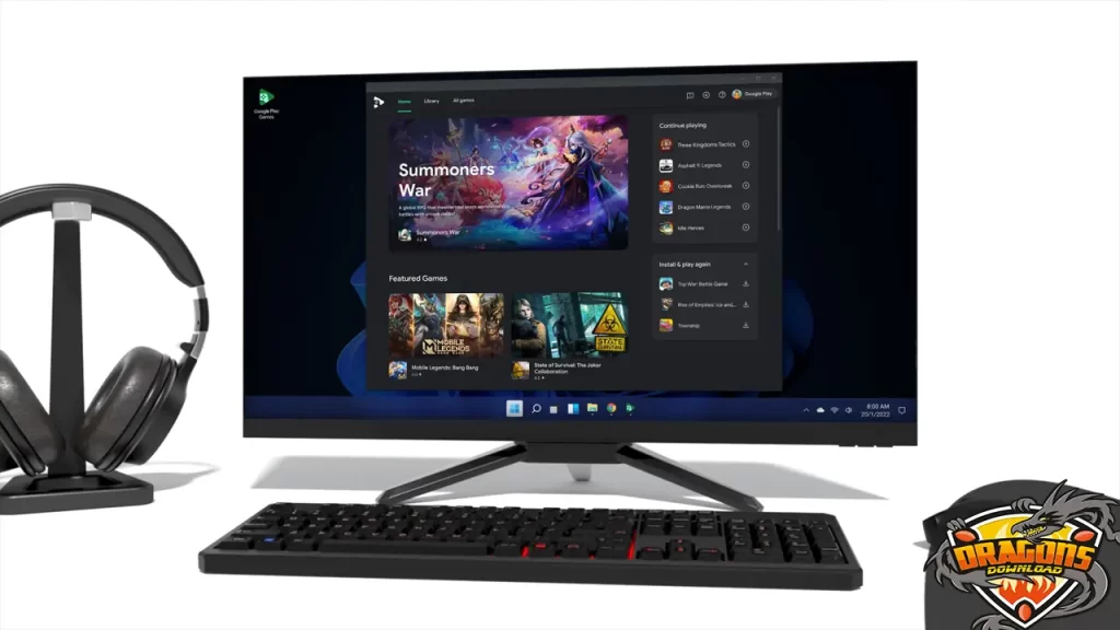 خدمات يوفرها جوجل بلاي للكمبيوتر