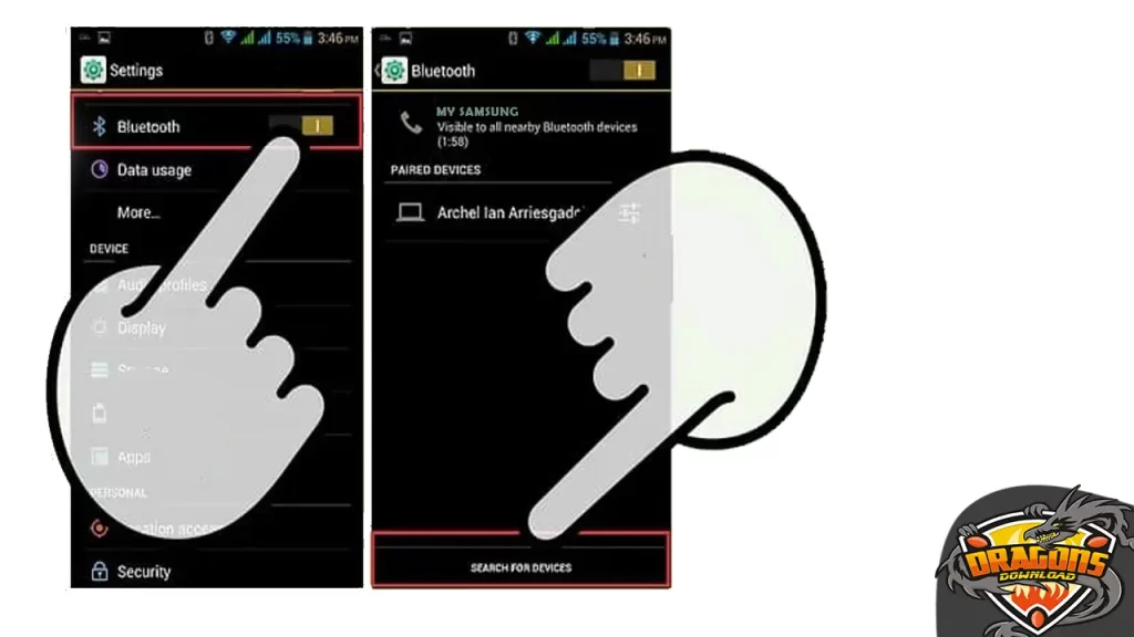 ربط ساعة هواوي بالسامسونج