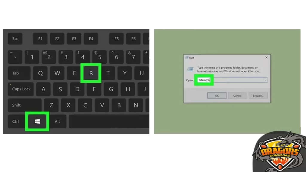 التخلص من الملفات المؤقتة بويندوز 10 يدويًا