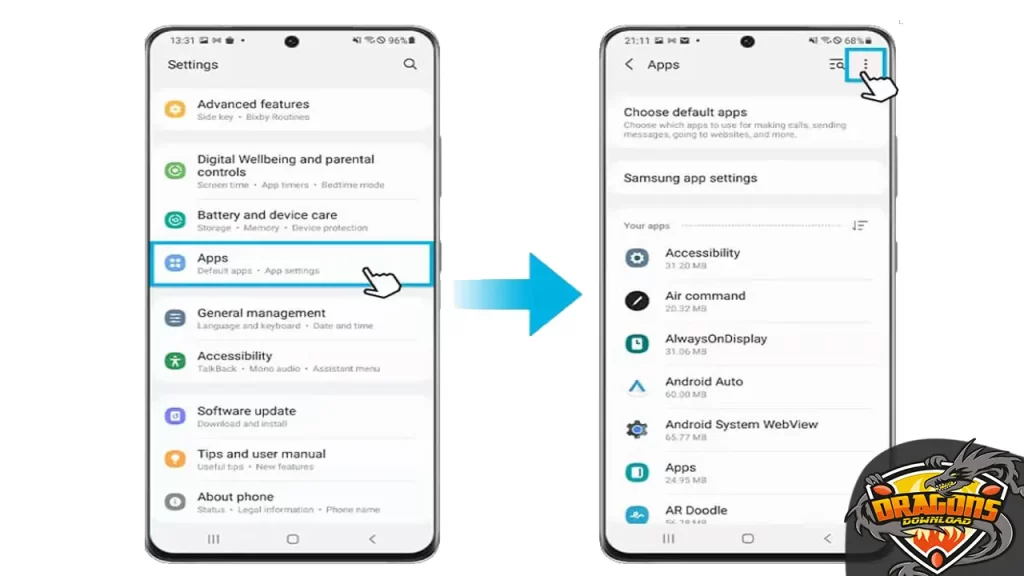 كيفية إدارة أذونات الوصول إلى التطبيقات
