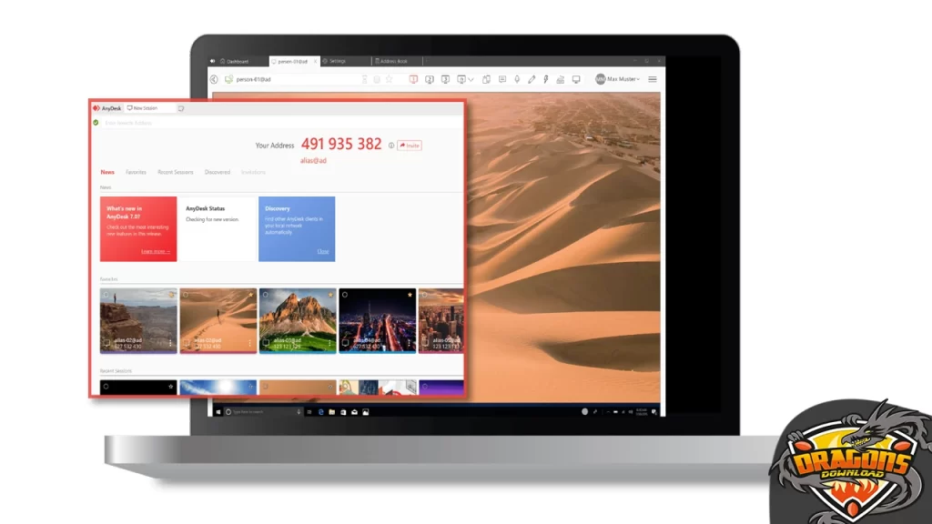 ما هي الصلاحيات التي يحصل عليها الطرف الآخر بعد تحميل برنامج AnyDesk للكمبيوتر