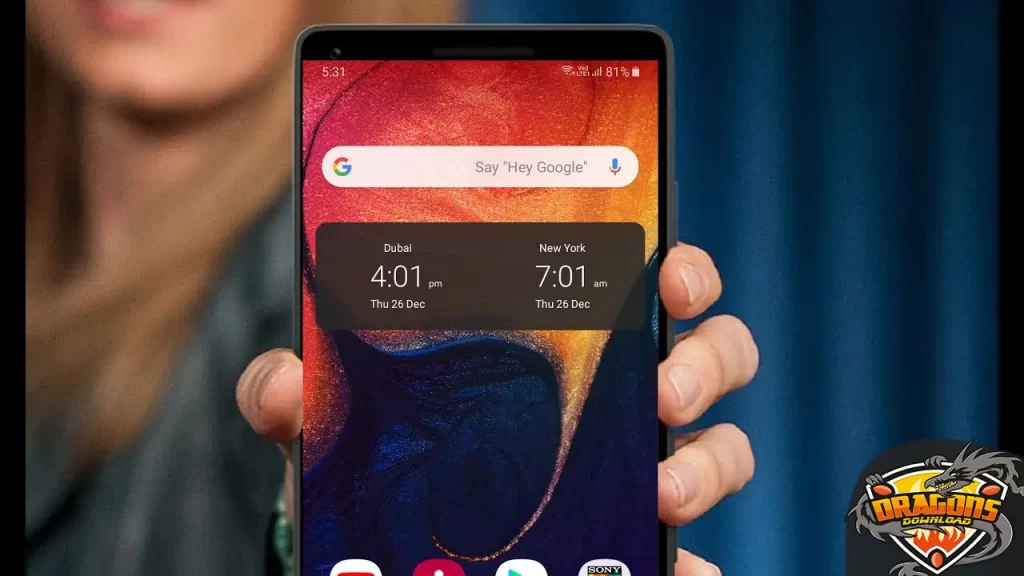 حل مشكلة اختفاء النطاق على مدار الساعة والطقس للاندرويد