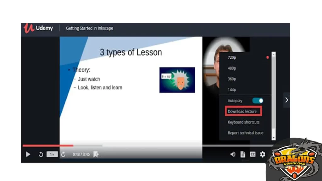 خطوات تنزيل مسارات Udemy على الهاتف