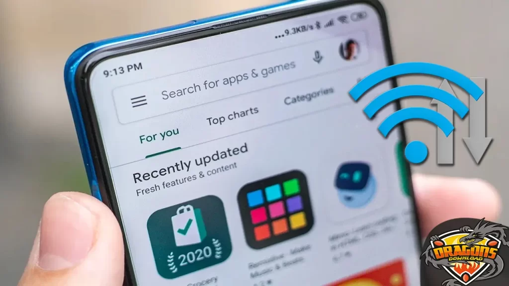 طريقة ضبط تحديثات التطبيقات خلال الاتصال بالواي فاي